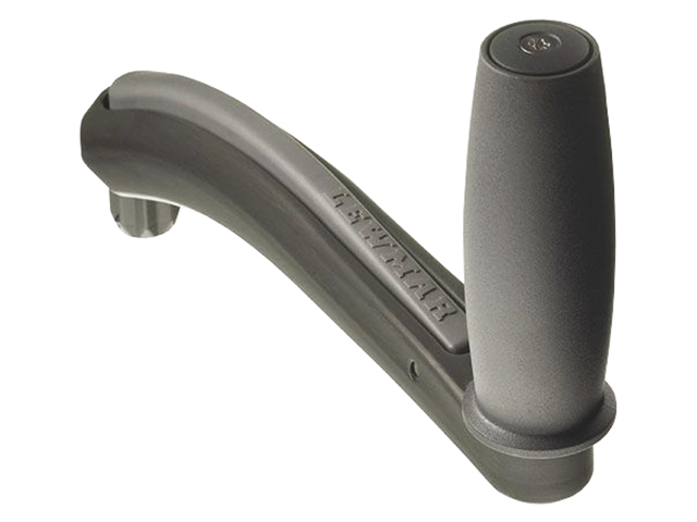 Winch Handle, 10" Alloy One Touch Single Grip