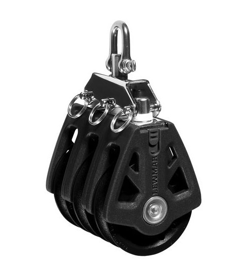 Block, Triple 72mm Opt-Line10mm 2Pos-Shackle