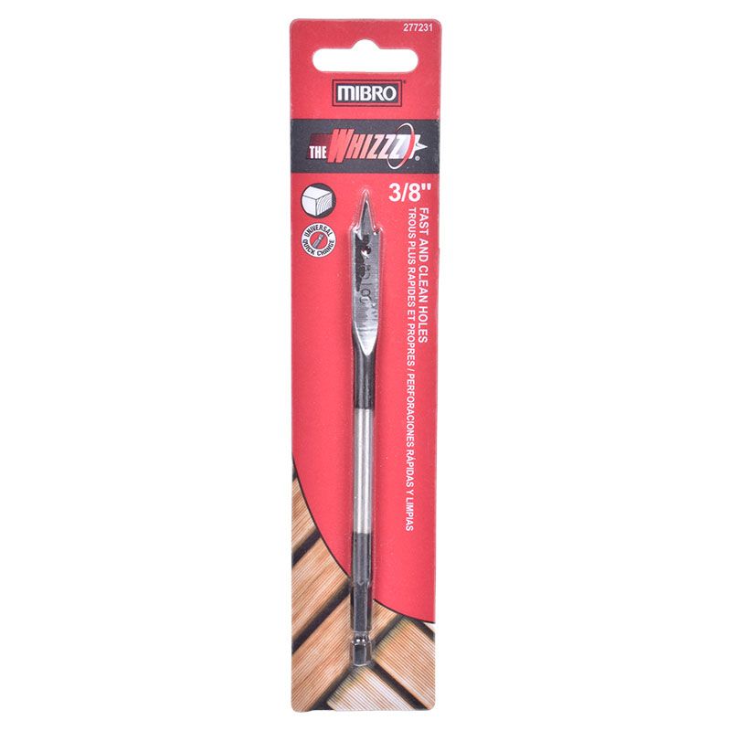 Spade Bit, 3/8" Whizzz