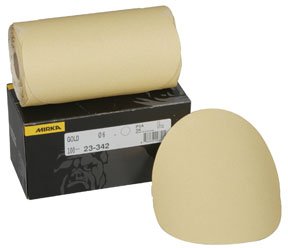 Sanding Disc, 6" Psa-Stick G:150 No-Hole Gold