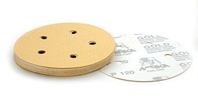 Sanding Disc, 5" Grip G:180 5Hole Gold