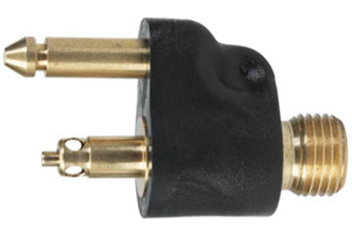 Fuel Connector, 1/4" Yamaha Male Barb Brass