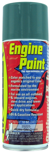 Spray Paint, GM-Green 12oz Aerosol