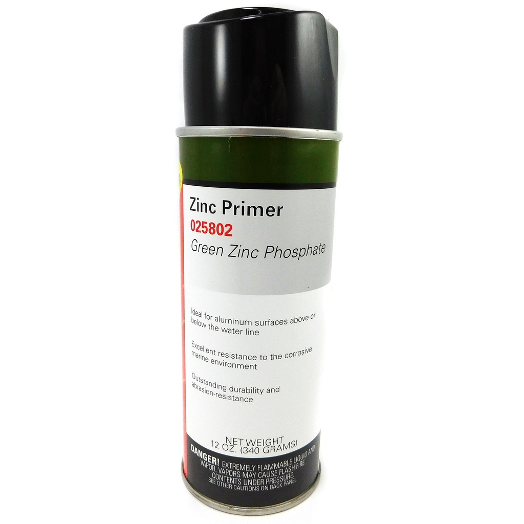 Primer, Spray Zinc Phosphate Green 12oz Aerosol