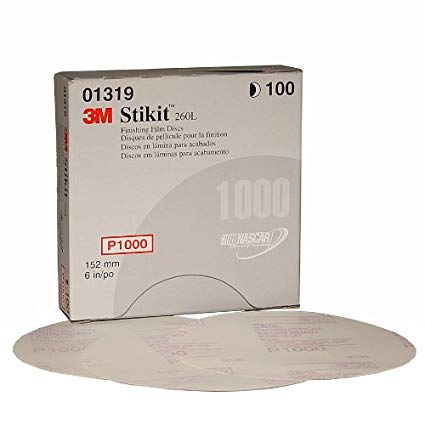 Sanding Disc, 6" Stikit G:1000 Finish-Film