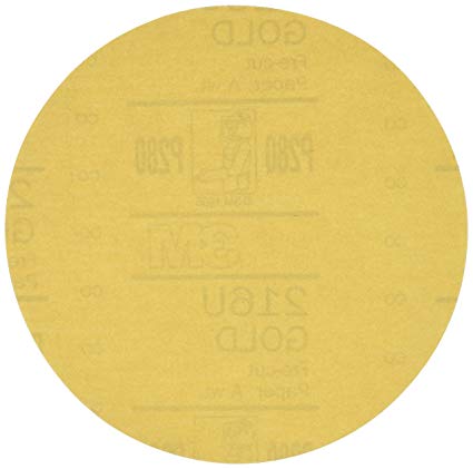 Sanding Disc, 6" Hookit G:320 Gold-Film