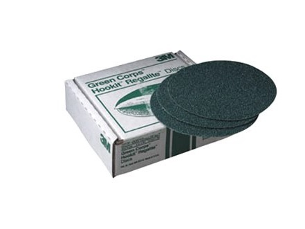 Sanding Disc, 6" Hookit G: 80 Green Corps Regalit