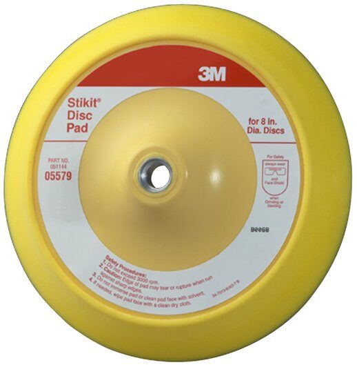 Disc Pad, Stikit Disc8" Slow-Speed with Thread:5/8-11