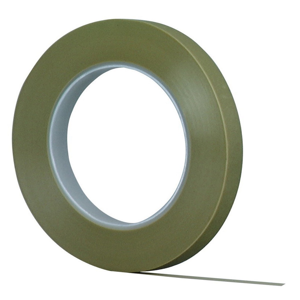 Masking Tape, Fine-Line Width 1/2" Length:60Yd Green #218