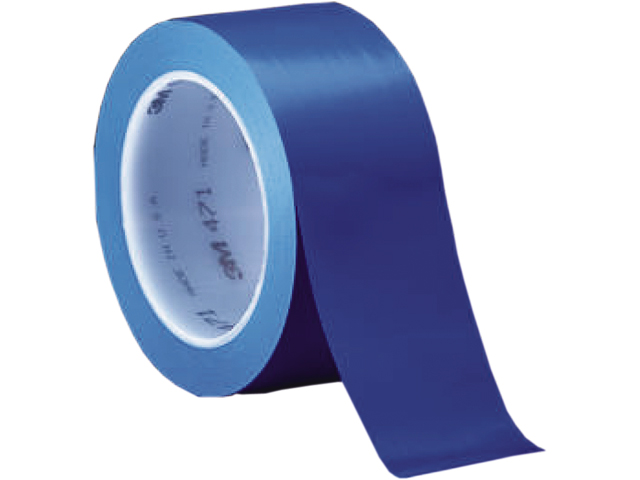 Masking Tape, Vinyl Blue Width 3/4" Length:36Yd #471