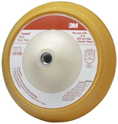 Disc Pad, Hookit 8" Thread:5/8Fem Soft