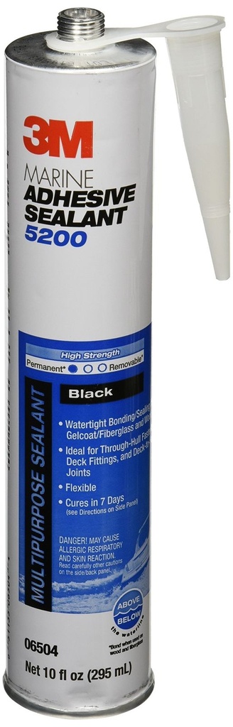 Sealant, 5200 Black 10oz Cartridge