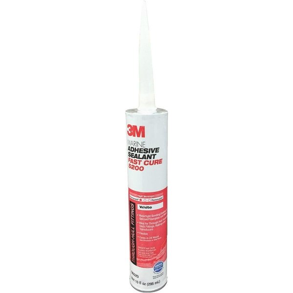 Sealant, 5200 White Fast-Cure 10oz Cartridge