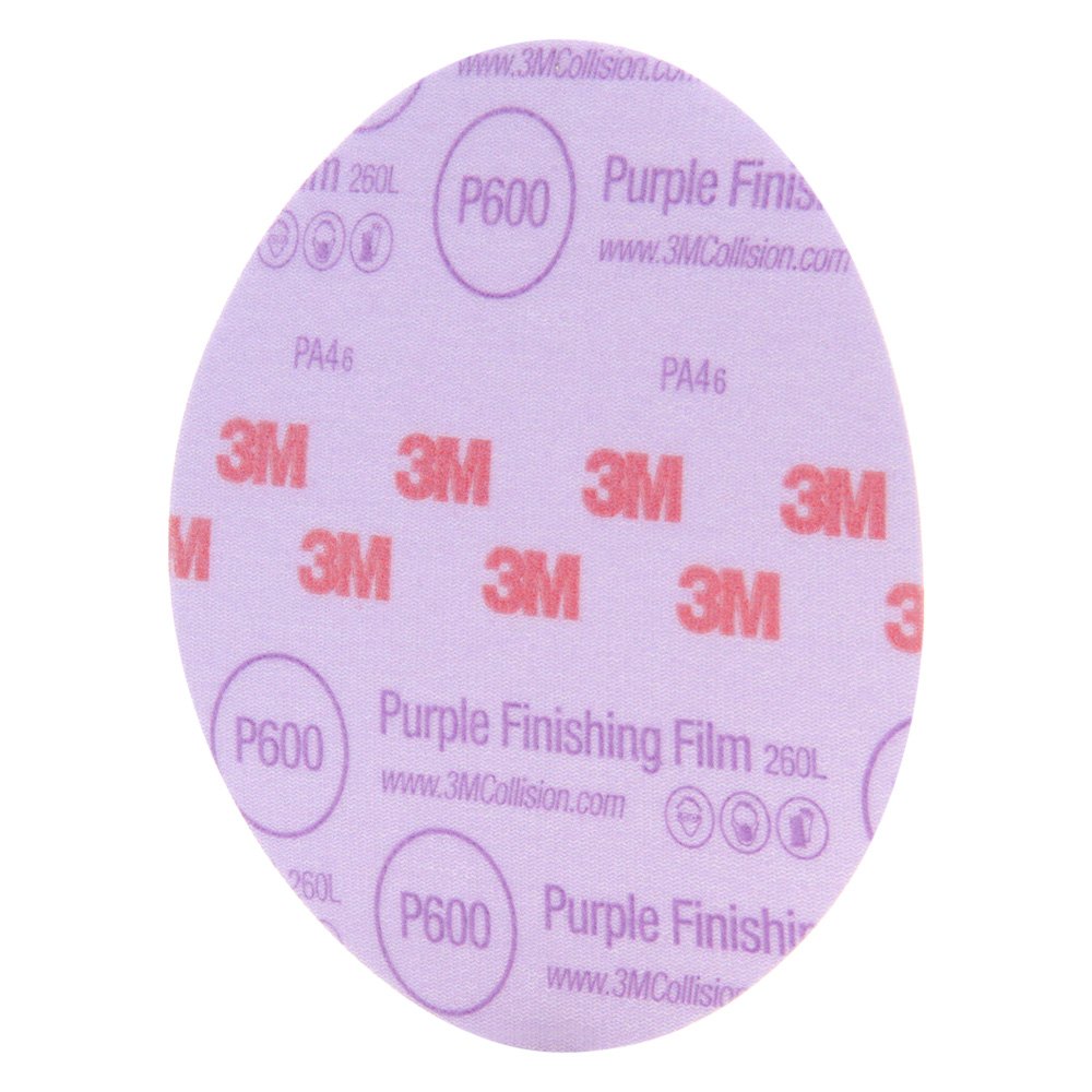 Sanding Disc, 6" Hookit G:600 Purple Finish