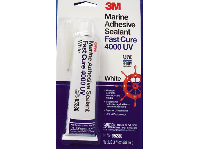 Sealant, 4000UV White Hybrid Silan Polym 3oz/Tube