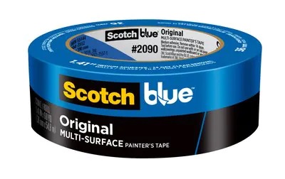 Masking Tape, MultiSurface 1.5" Blue Length:60Yd #2090