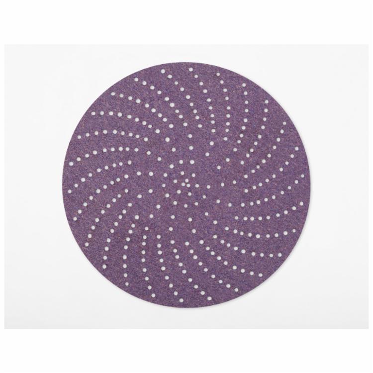 Sanding Disc, 6" Hookit G: 80 Purple MultiHole Cubit