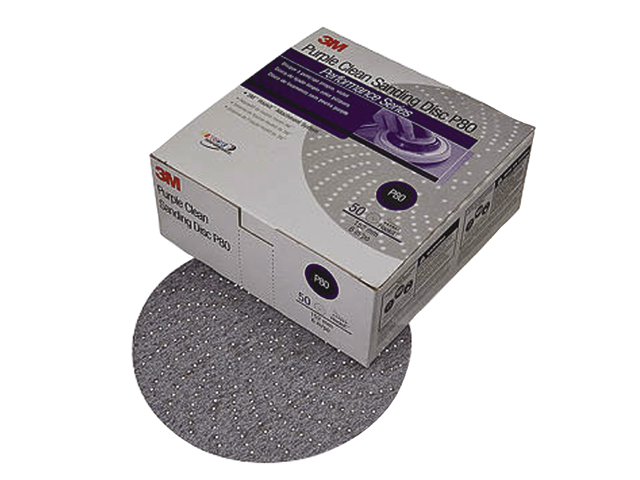 Sanding Disc, 5" Hookit G:080 Purple MultiHole