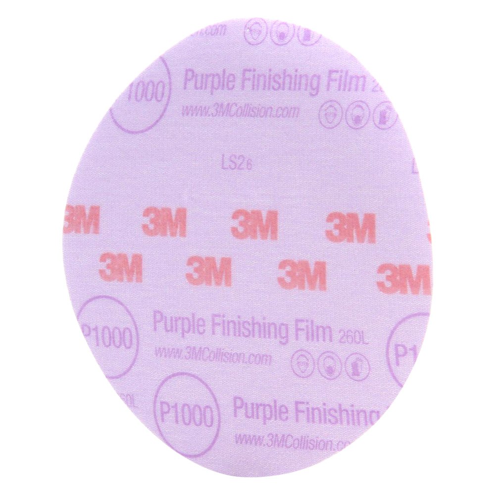 Sanding Disc, 6" Hookit G:1000 Purple Finish