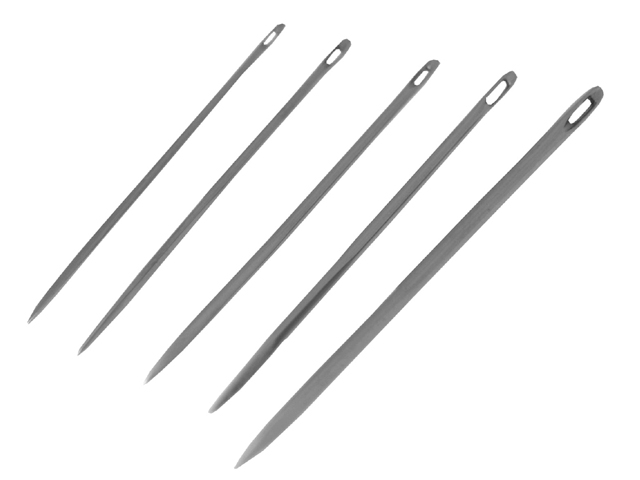 Needles, Mixed Straight 5 Piece Size 13-19