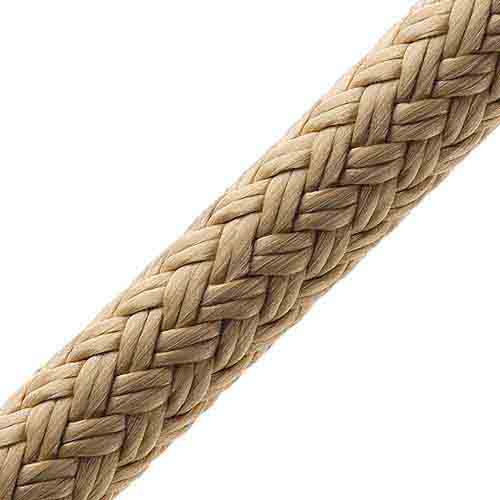 Dyneema Rope, D2 Racing 78 12mm Natural per Foot