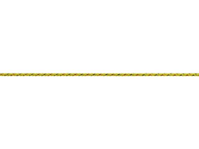 8 Plait Rope, Pre-Stretched Polyester 4mm Lime per Foot