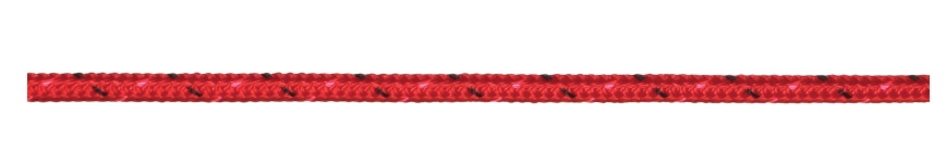 ExcelPro Rope, Polyester 6mm Red per Foot