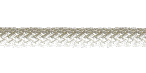 M/Braid Rope, Polyester 14mm White per Foot