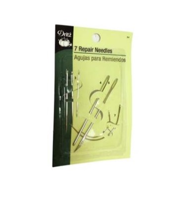 Needles, Curved & Straight, 7 Piece