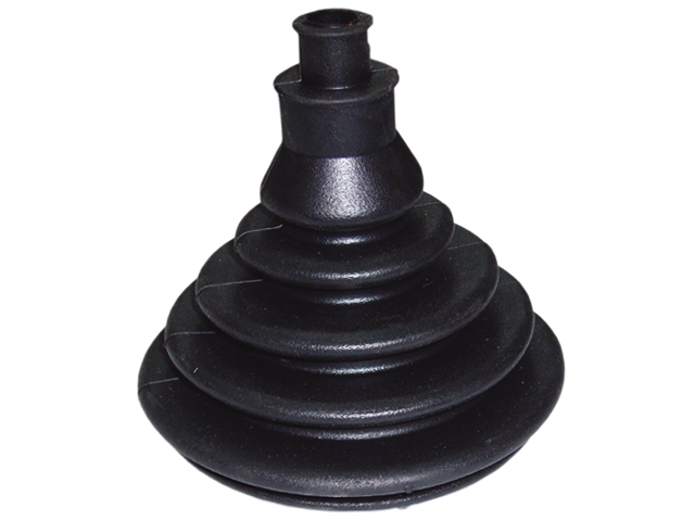 Cable Boot, Conical for Outboard-Control Black Rubber 4"