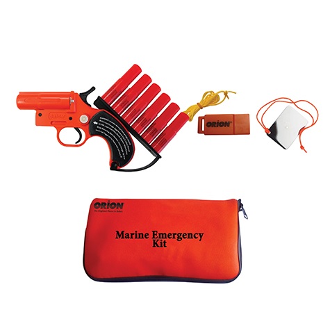 Flare Kit, Coastal Alerter Gauge:12 Whistle Mirror