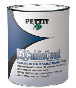 Water Base Paint, EZ CabinCoat Interior White Qt