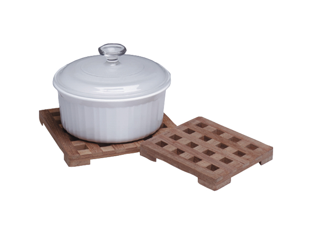 Trivet, Square 20cm Teak