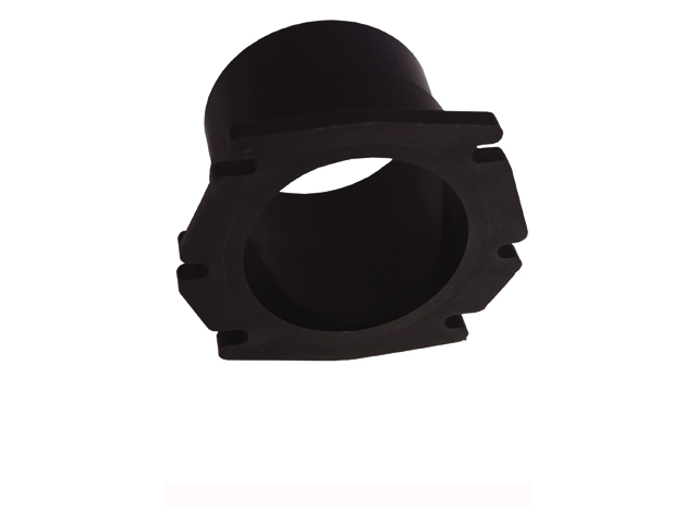 Flanged Collar, for 3"Blower-Hose Black Plastic Universal