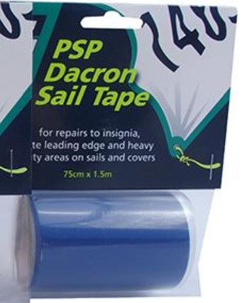 Repair Tape, Dacron Insignia Blue Width 7.5cm Length:1.5m