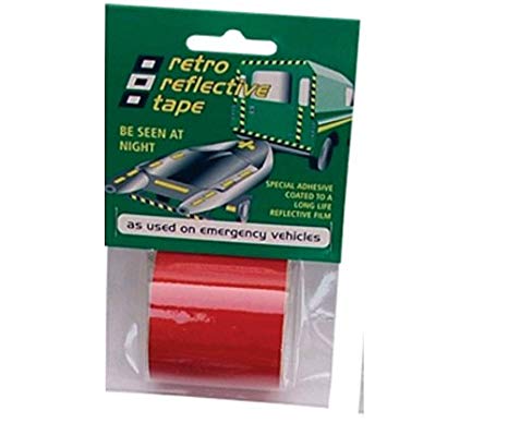 Reflective Tape, Retro-Reflect Red Width 2.5cm Length:2.5m