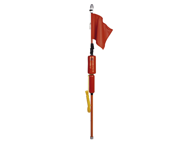 Overboard Pole, IOR Dan Buoy Telescopic Orange Float