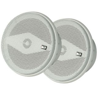 Speaker Set, Round 6.5" 2 Way Platinum White  Pair