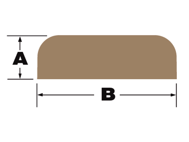 Batten, Rectangular Profile 9 x 22mm Length:2m Teak