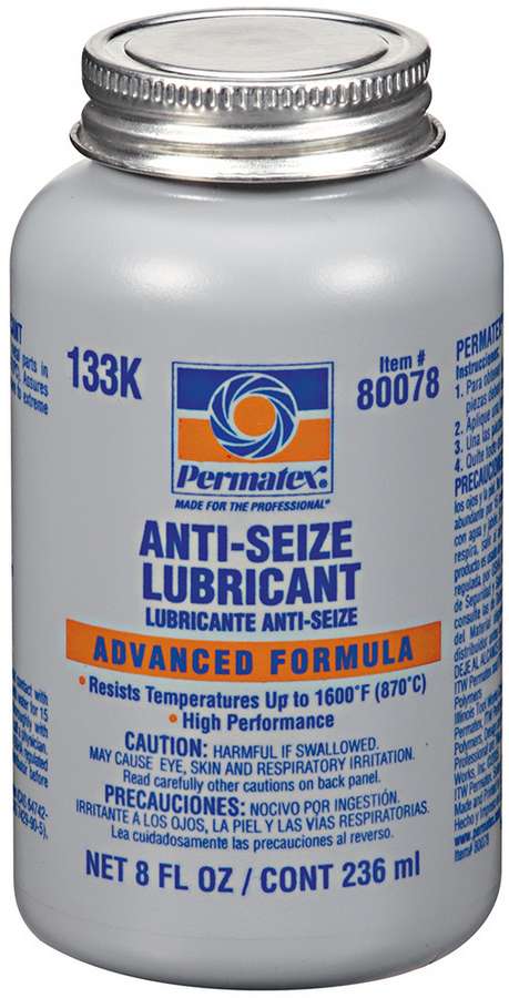 Lubricant, Anti-Seize 8oz/BrushTopBottle