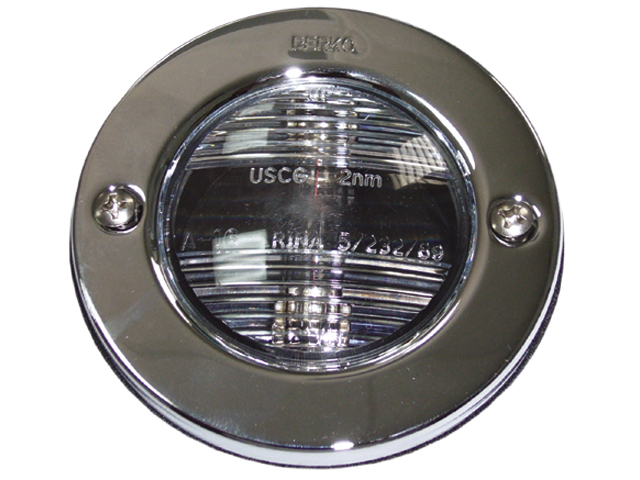 Navigation Light, Stern Vertical Mount 2.37" x 7/8 12V