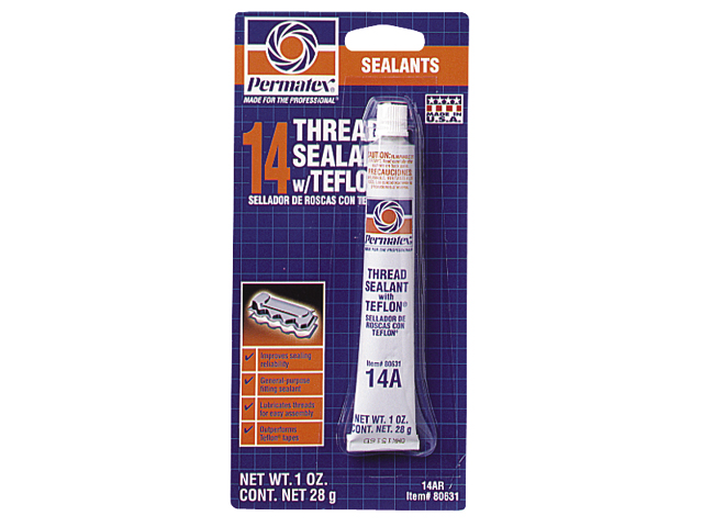 Thread Sealant, with PTEF 1oz/Tube