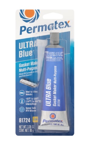 Gasket Maker, Ultra Blue RTV Silicone OEM 3.35oz Tube