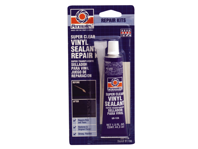 Repair Kit, for Vinyl Clear Sealant 1.5oz/Tube