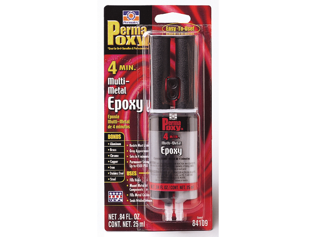 Epoxy Adhesive, Multi Metal 4Min Dual-Syringe