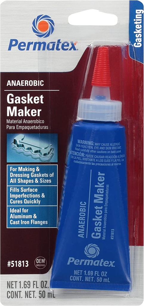 Gasket Maker, Anaerobic 50ml/Tube