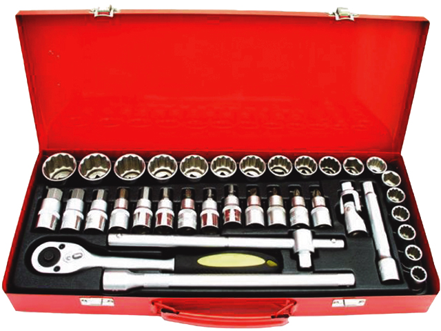 Socket Set, 37/pc Skandia