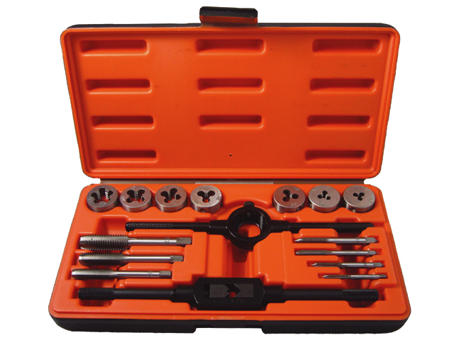 Tap & Die Set, Metric 16 Piece Skandia