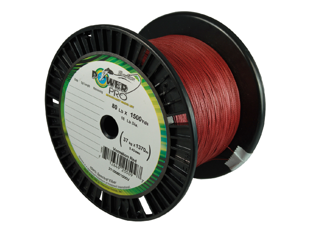 Braid, PowerPro 10lb X 150Yd Red