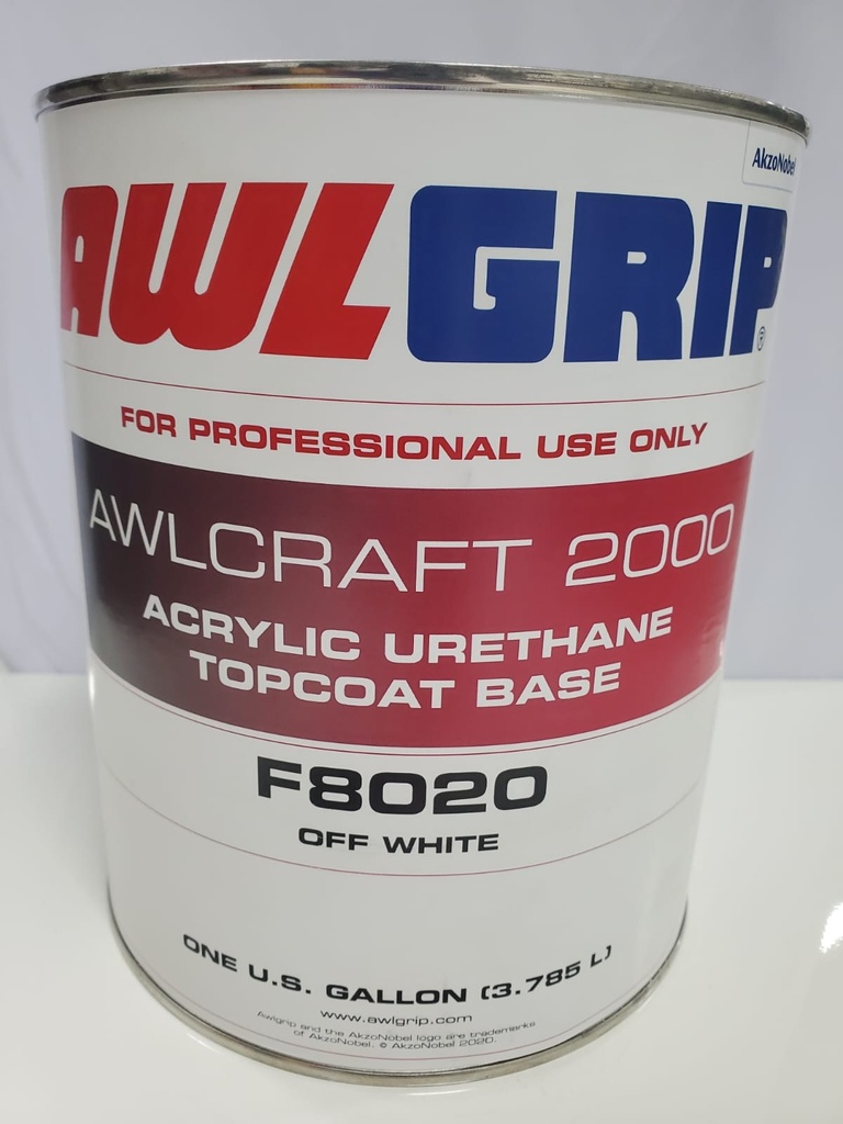 Acrylic Urethane Paint, Awlcraft 2000 Off-White Gal